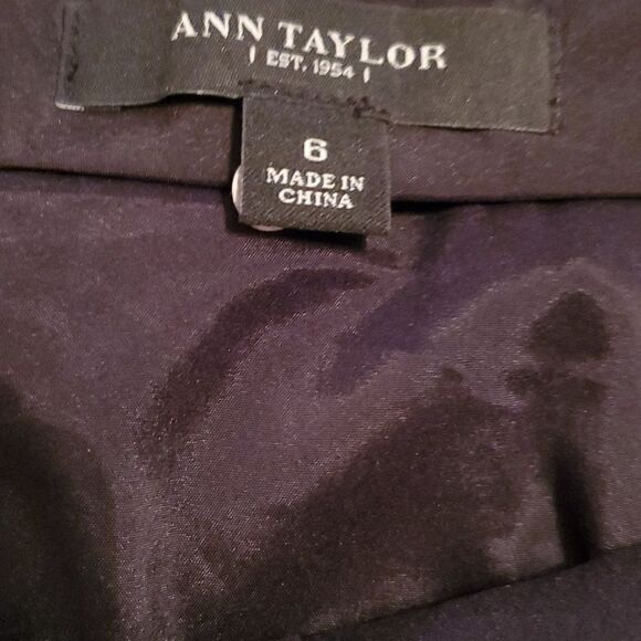 Stunning ANN TAYLOR Black Sequin Skirt Size 6 - Picture 9 of 13